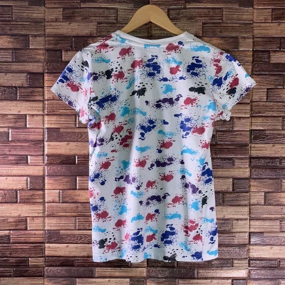 Women’s Large Chase Authentics Nascar # 31 Paint Splat V Neck Tee - Picture 3 of 8